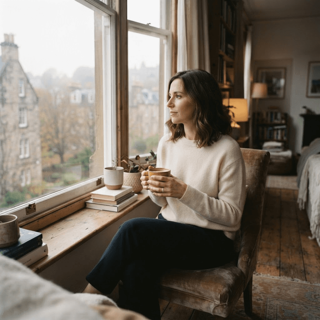 A woman considering the complexity of dating a man who is separated but not yet divorced.